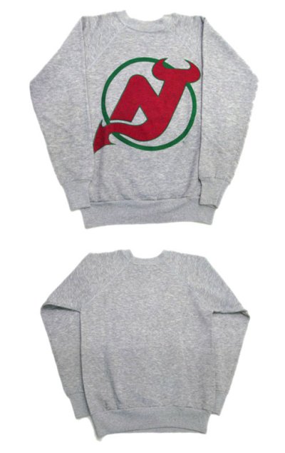 画像1: 1980's Unknown Crew Neck Pullover Sweat　GREY　size M 位 (表記 M)