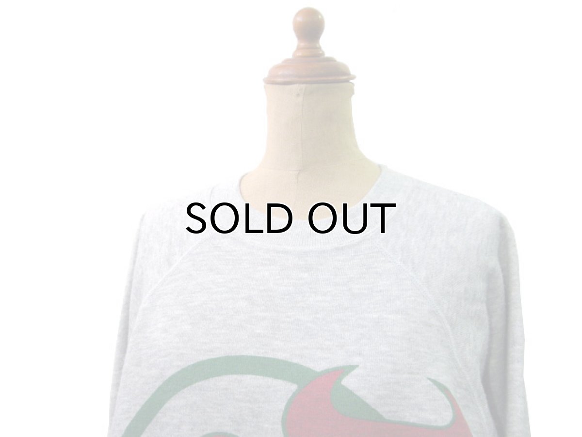 画像3: 1980's Unknown Crew Neck Pullover Sweat GREY size M 位 (表記 M) (3)