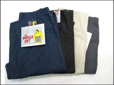 画像2: BEN DAVIS  "THE GORILLA CUT" Wide Work Pants　HEATHER GREY　size w 30 / w 32