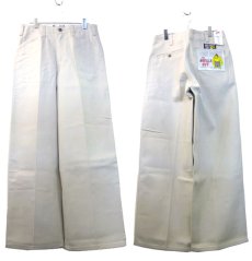 画像2: BEN DAVIS  "THE GORILLA CUT" Wide Work Trousers　NATURAL　size  w 30 / w 32 (2)