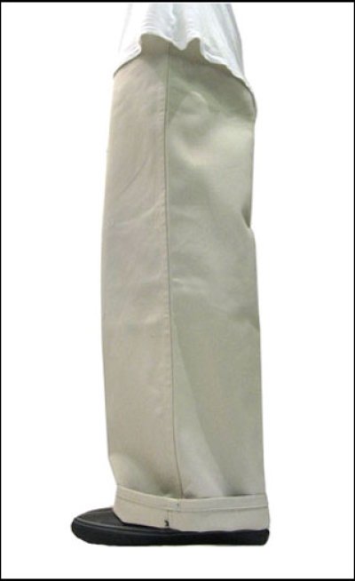 画像1: BEN DAVIS  "THE GORILLA CUT" Wide Work Trousers　NATURAL　size  w 30 / w 32