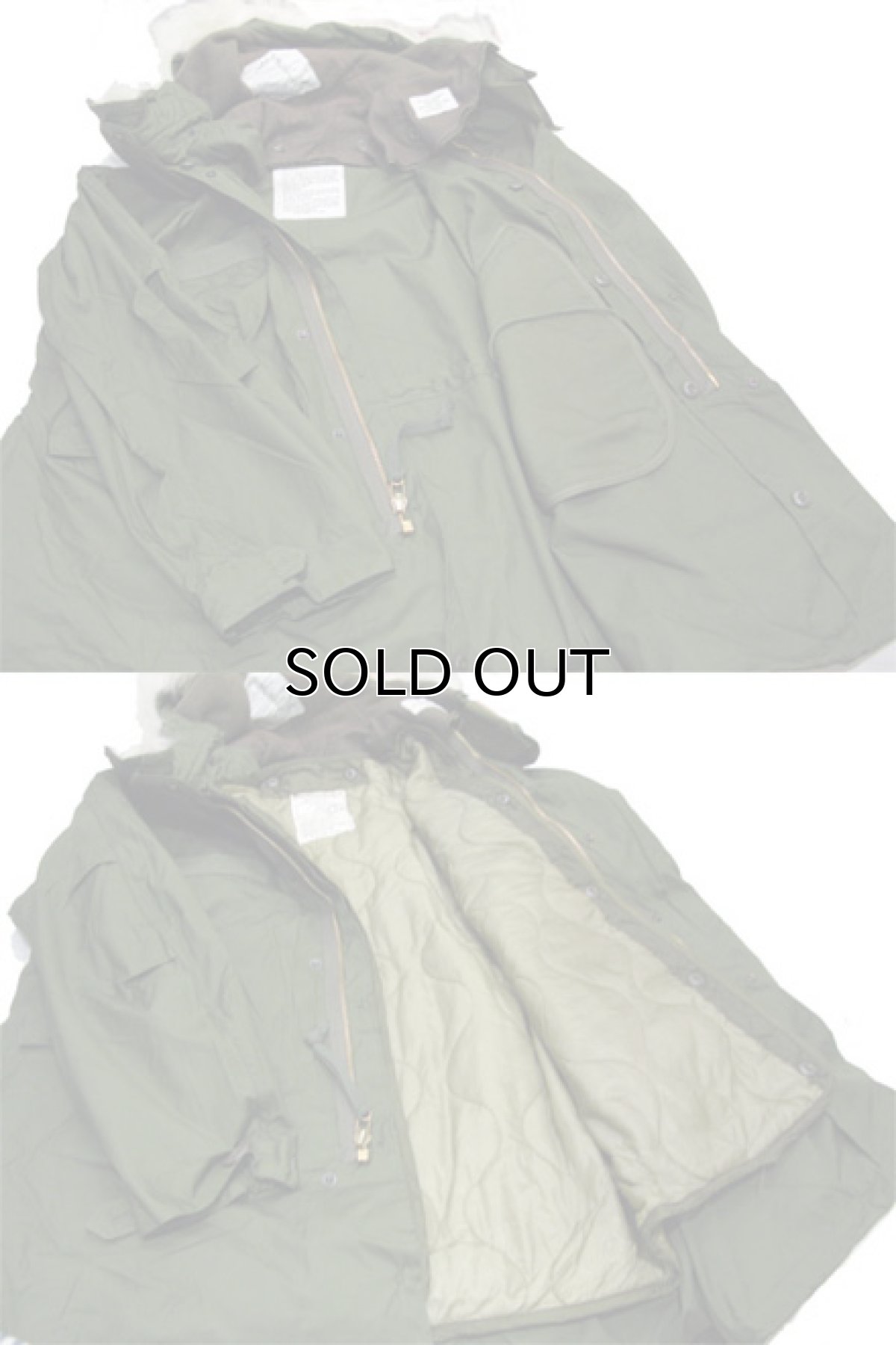 画像4: 1970's US M-65 Fishtail Coat with Lining + Parka 　DEAD STOCK　size 表記 SMALL - REGULAR (4)