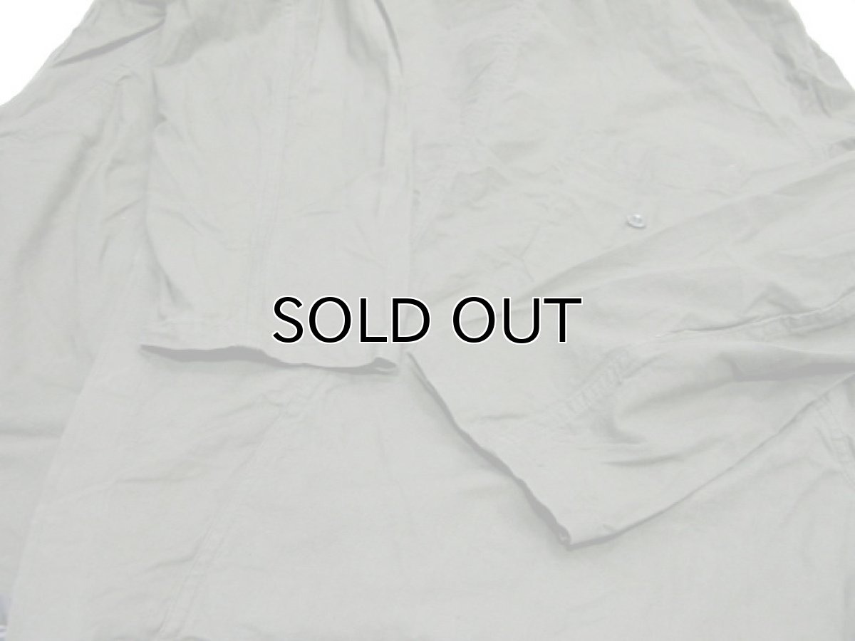 画像4: 1960's French Military "Mechanic" Cover Shirts Dead Stock one-washed OLIVE size L - XL (表記 100) (4)