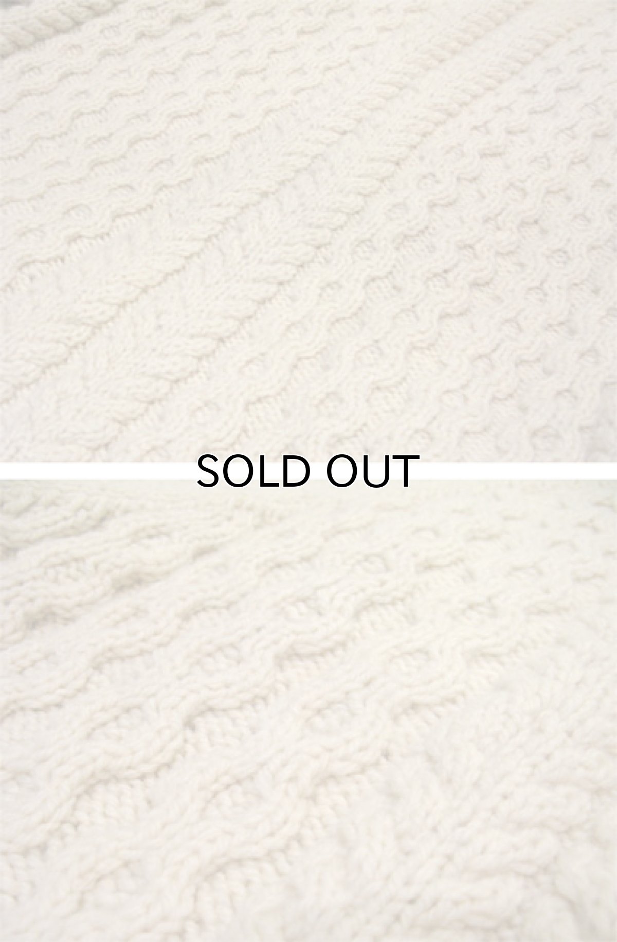 画像3: OLD EUROPE Big Size Fisherman's Sweater (Cardigan)　size XL ~ 位 (表記 無し) (3)