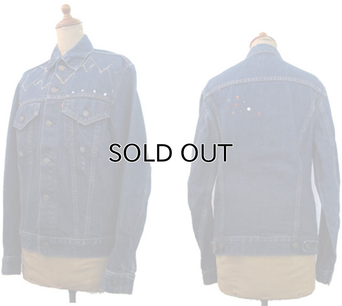 画像2: 1970's  Levi's 70505 Big"E" Custom Denim Jacket size S - M 36位  (表記 不明) (2)