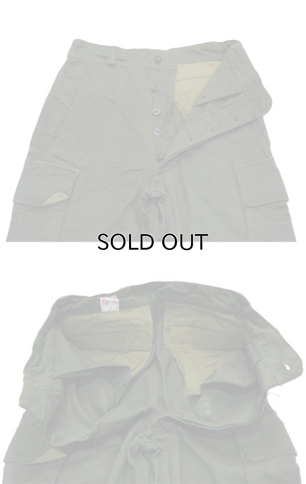 画像4: 1960's French Military "M-47" Trousers　size w 30 inch (表記 41) (4)