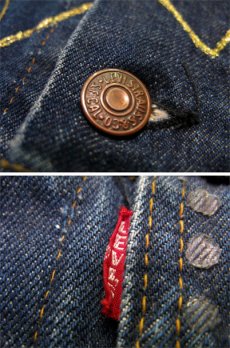 画像4: 1970's  Levi's 70505 Big"E" Custom Denim Jacket　size S - M 36位  (表記 不明) (4)