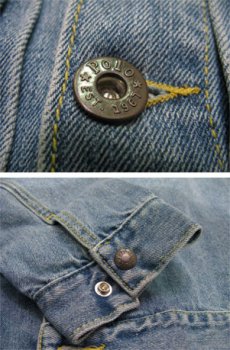 画像4:  Polo by Ralph Lauren 1st Type Denim Jacket　size S 位 (表記 BOY'S L 16-18) (4)