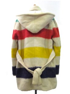 画像2: 1960's~ "HUDSON'S BAY" Wool Blanket Coat　size S 位 (表記 M) (2)