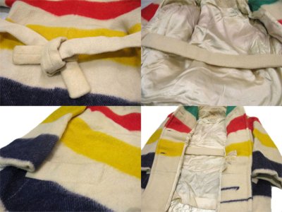画像3: 1960's~ "HUDSON'S BAY" Wool Blanket Coat　size S 位 (表記 M)