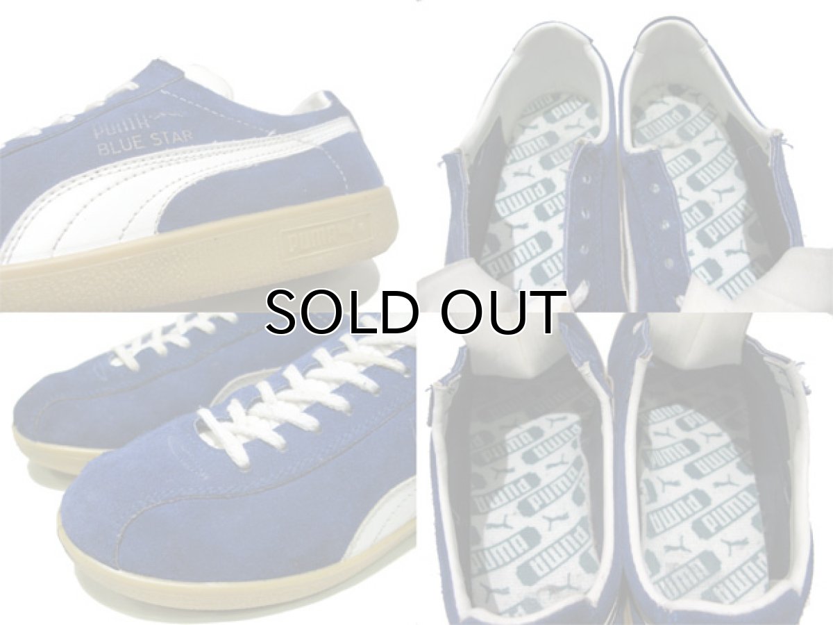 画像4: 1980's PUMA "BLUE STAR" Suede Sneaker  made in Italy　size 26.5~27cm位 (表記 8 1/2) (4)
