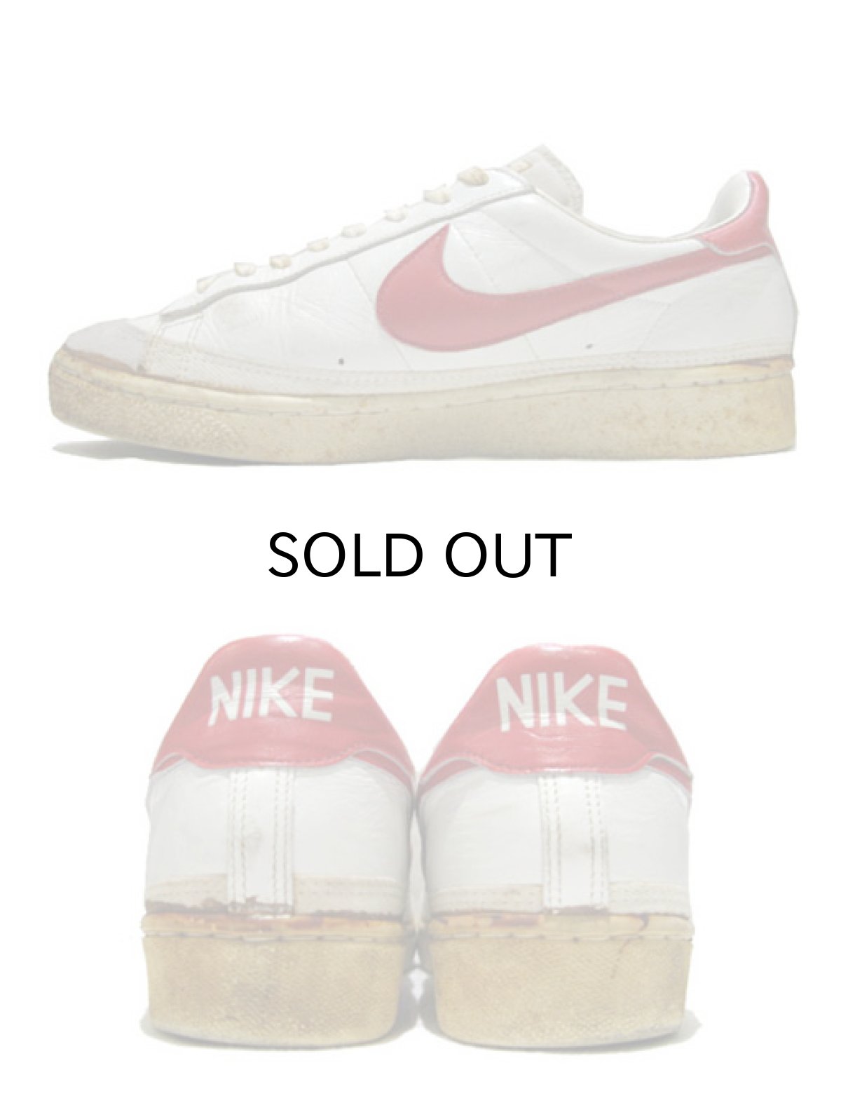 画像2: 1980's NIKE "FRANCHISE" Leather Sneaker made in JAPAN   WHITE/RED  size 26 cm (表記 8) (2)