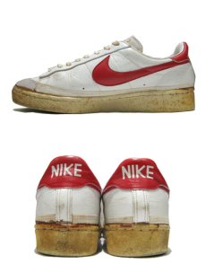 画像2: 1980's NIKE "FRANCHISE" Leather Sneaker made in JAPAN   WHITE/RED  size 26 cm (表記 8) (2)