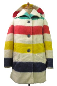 画像1: 1960's~ "HUDSON'S BAY" Wool Blanket Coat　size S 位 (表記 M) (1)