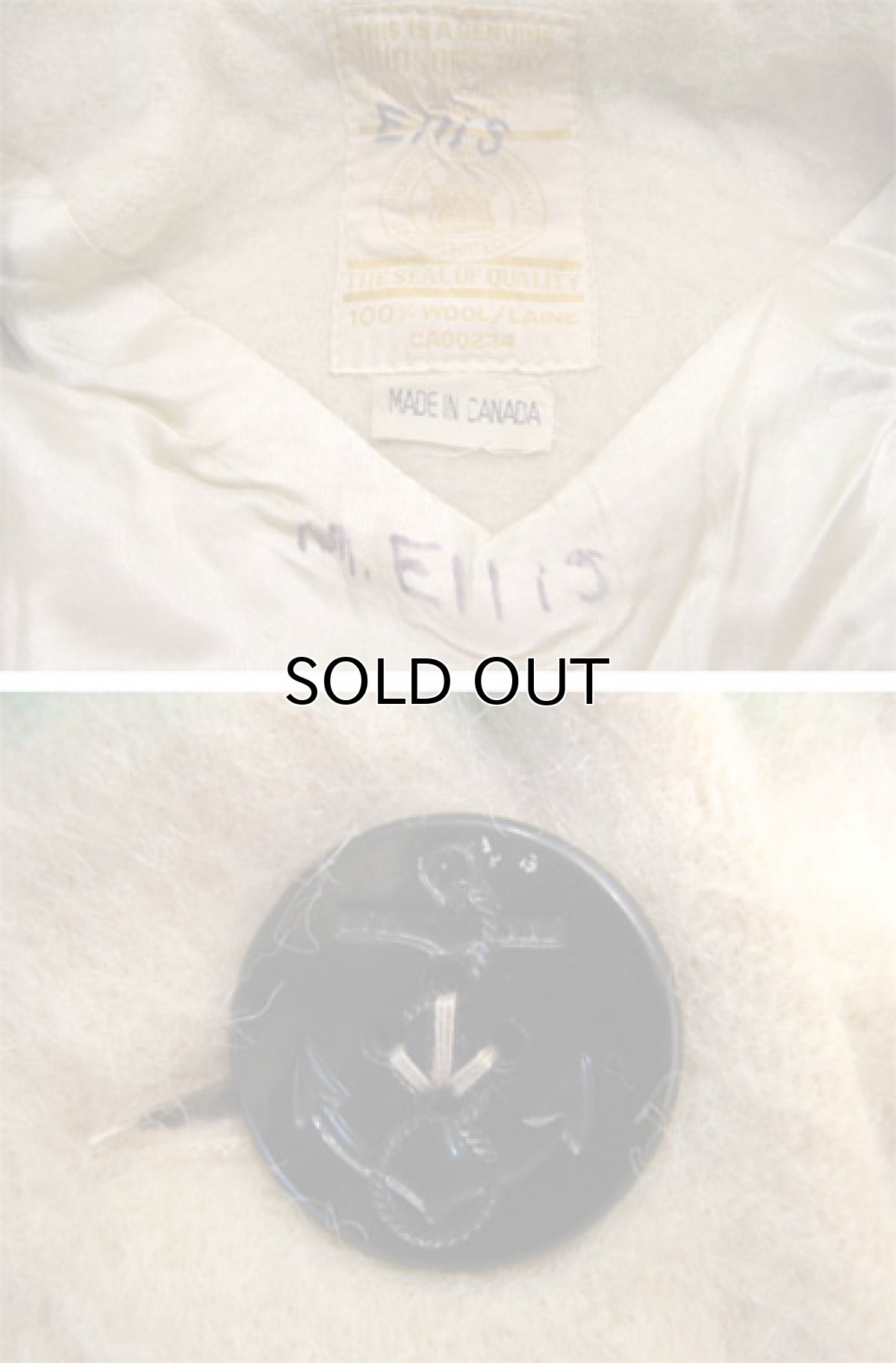 画像5: 1960's~ "HUDSON'S BAY" Wool Blanket Coat size S 位 (表記 M) (5)