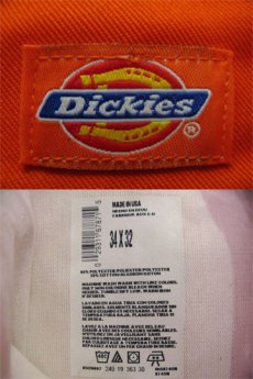 画像4: 1990's~ "Dickies" Work Trousers ORANGE made in USA　size w 33.5 inch (4)