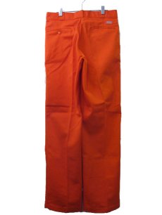 画像3: 1990's~ "Dickies" Work Trousers ORANGE made in USA　size w 33.5 inch (3)