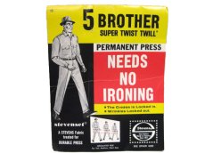 画像5: 1970's "FIVE BROTHERS" Cotton / Polyester Work Trousers DEAD STOCK - one wash　size w 31 inch (5)