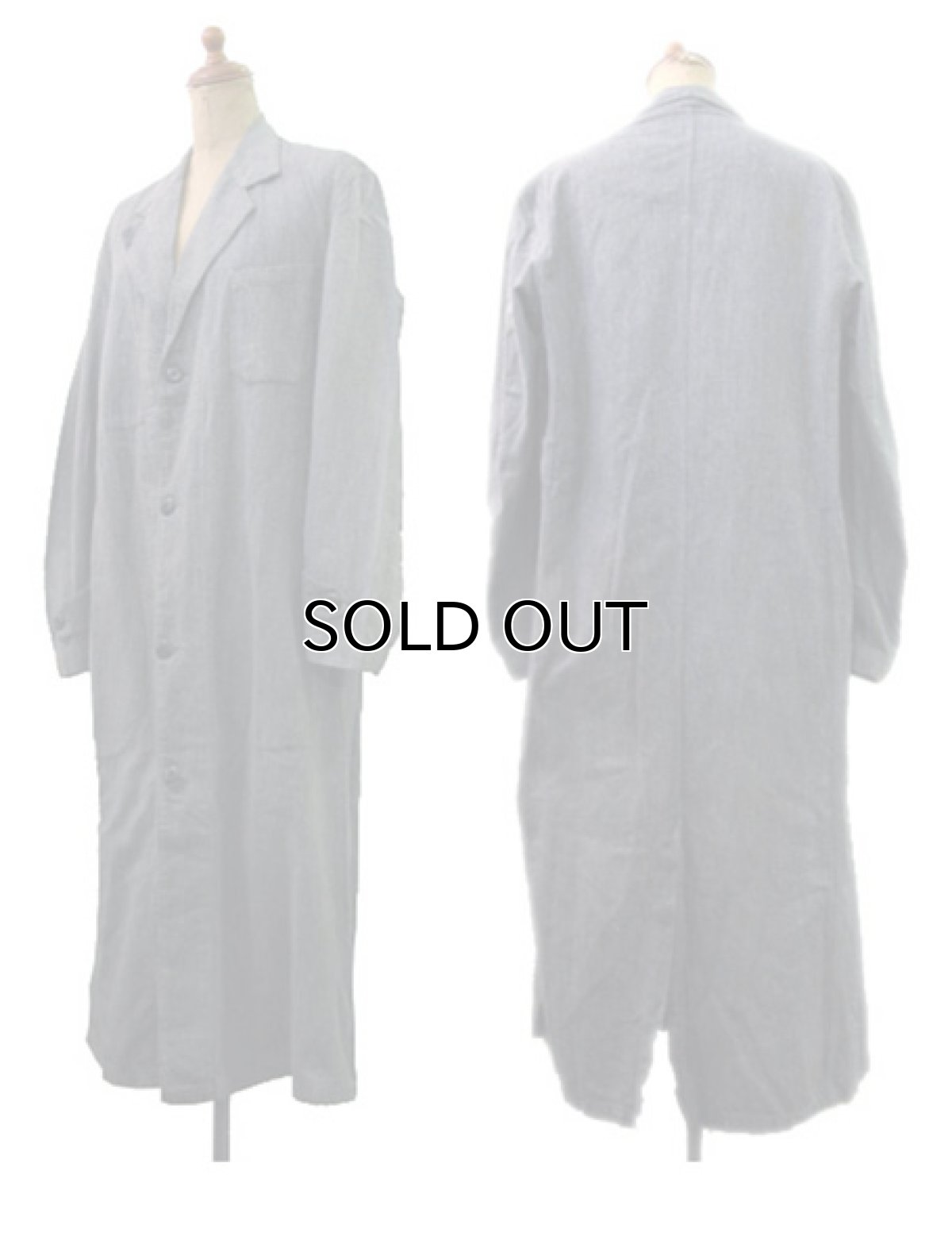 画像2: 1950's French "FOR" Salt and Pepper Atelier Coat  size S~M位 (表記 不明) (2)