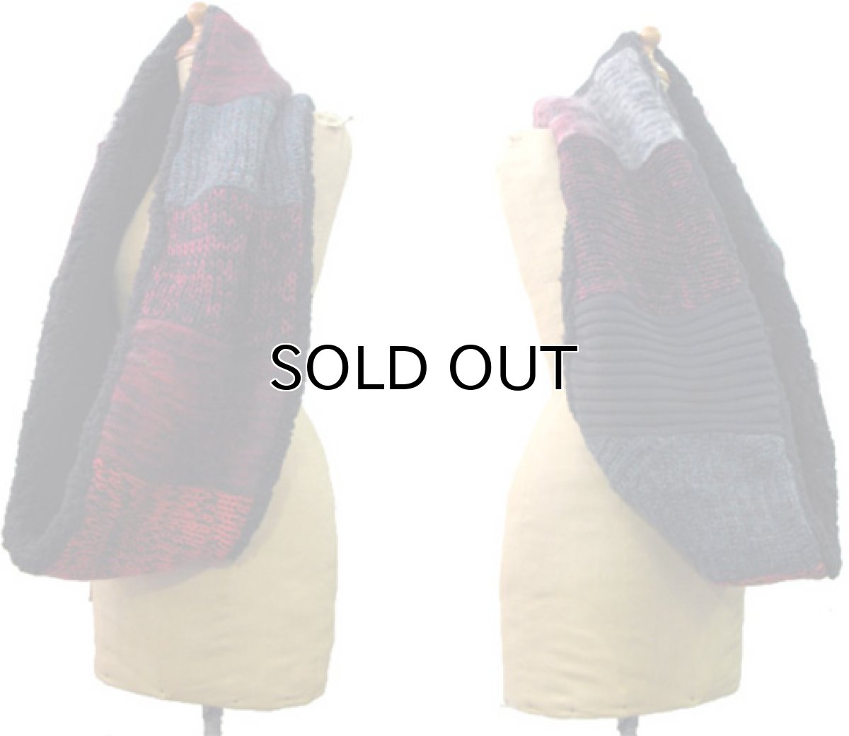 画像3: #9  Note and Pen "remake" OLD KNIT SNOOD (3)