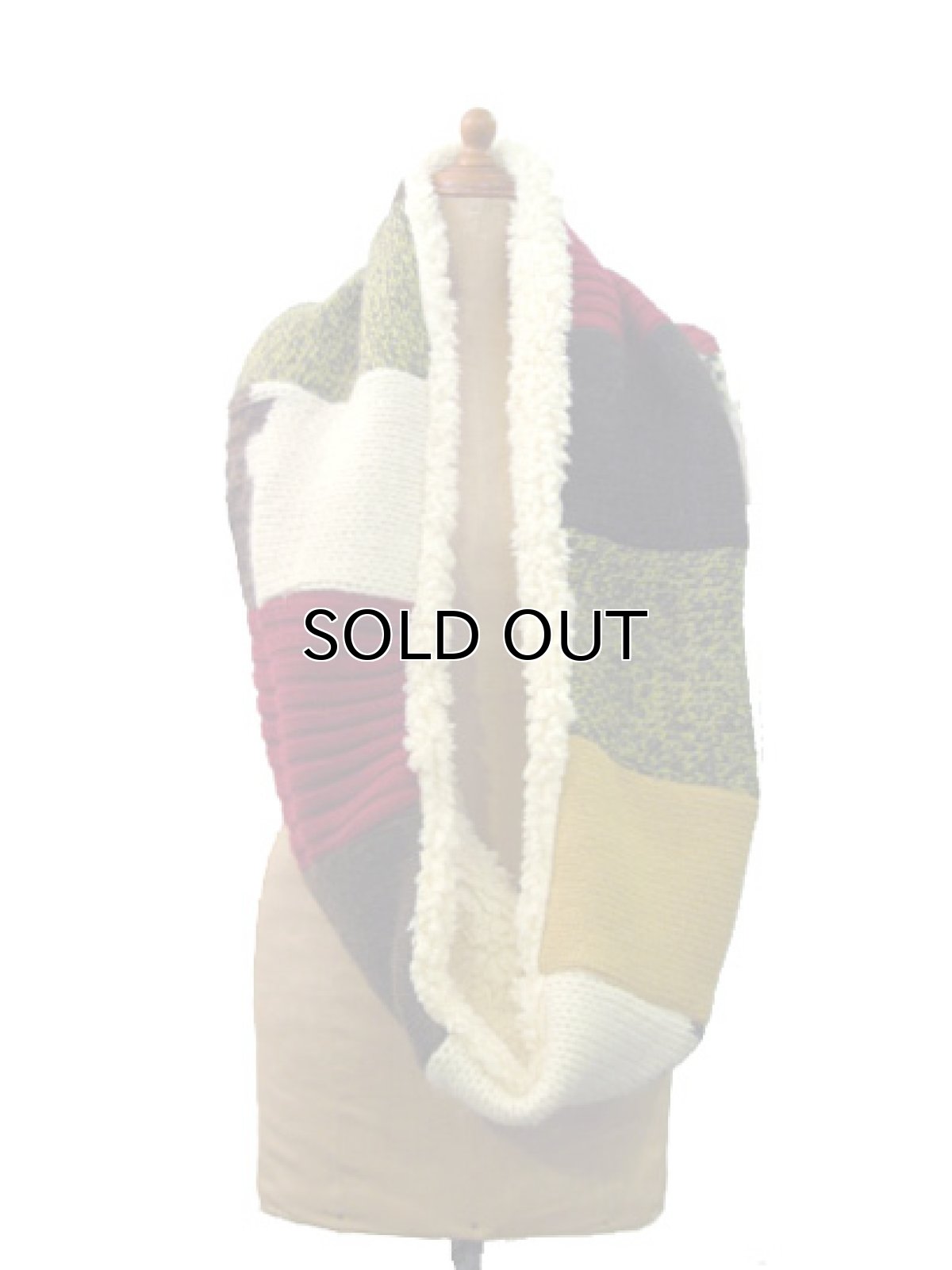 画像2: #6  Note and Pen "remake" OLD KNIT SNOOD (2)