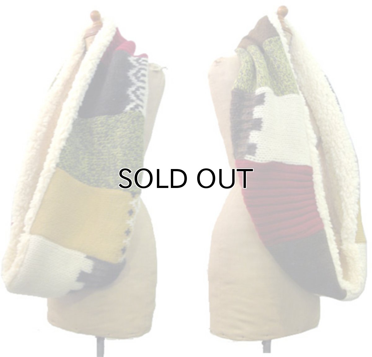 画像3: #6  Note and Pen "remake" OLD KNIT SNOOD (3)