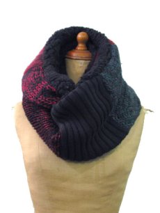 画像1: #9  Note and Pen "remake" OLD KNIT SNOOD (1)