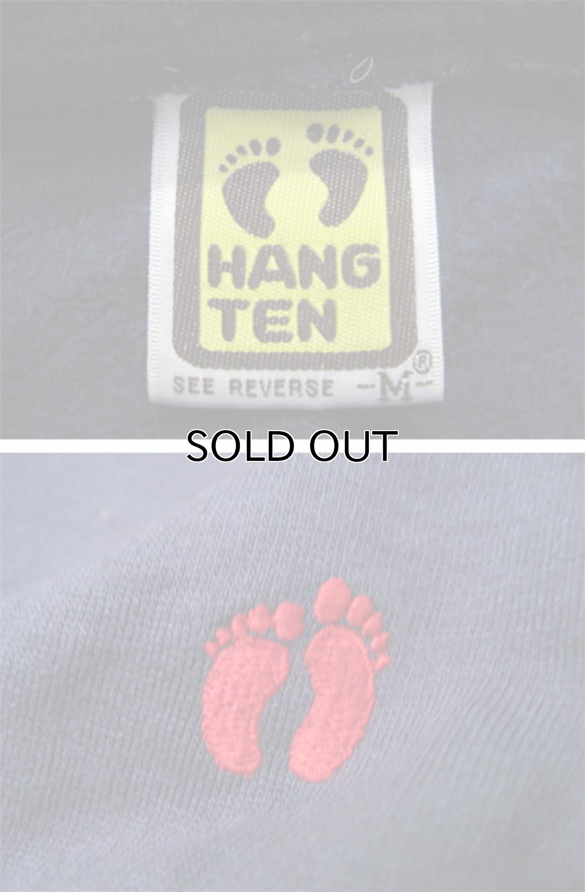 画像2: 1980's "HANG TEN" Pullover Sweat Parka　NAVY/GREY/RED　size S位 (表記 M) (2)