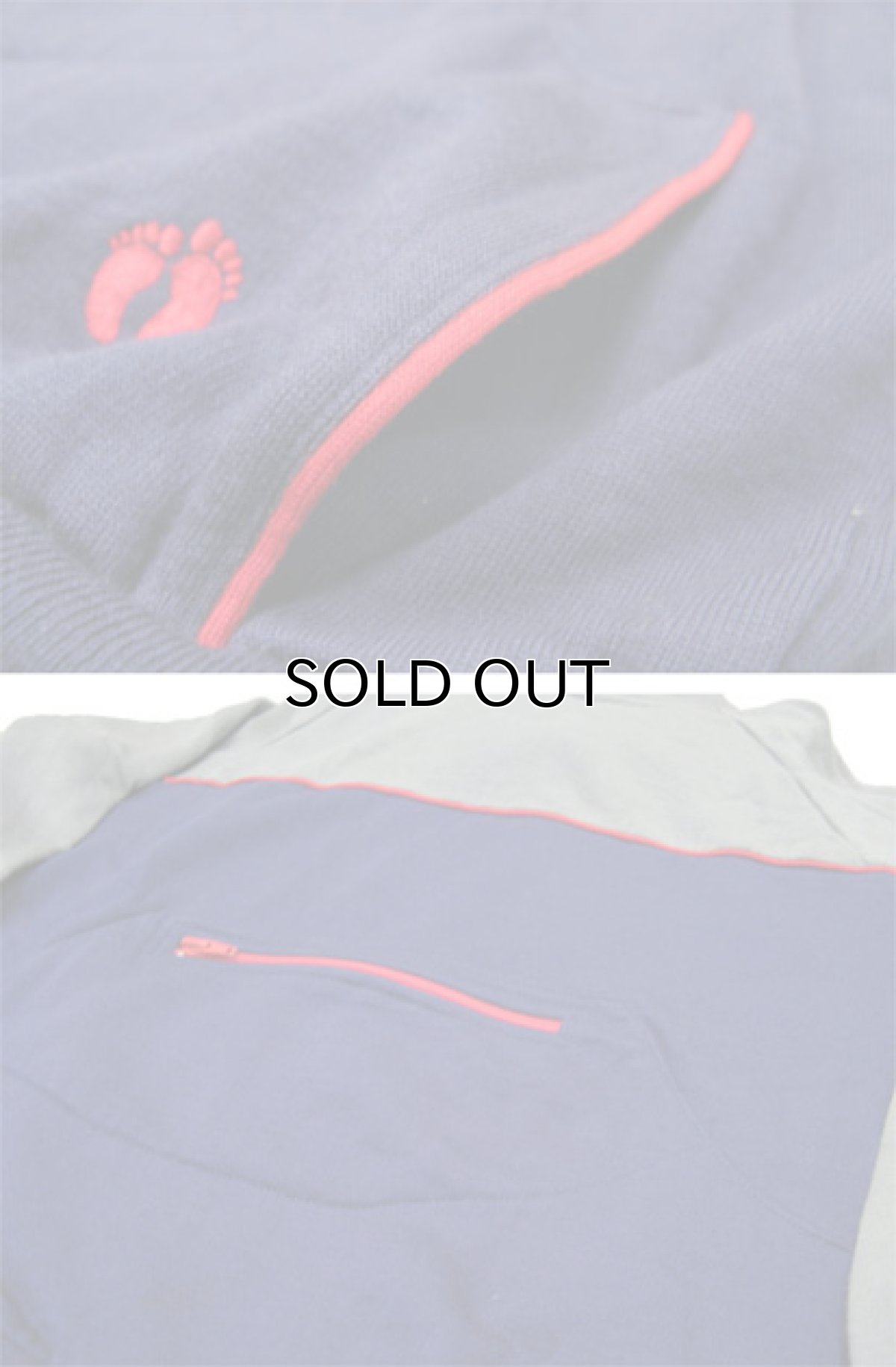 画像3: 1980's "HANG TEN" Pullover Sweat Parka　NAVY/GREY/RED　size S位 (表記 M) (3)