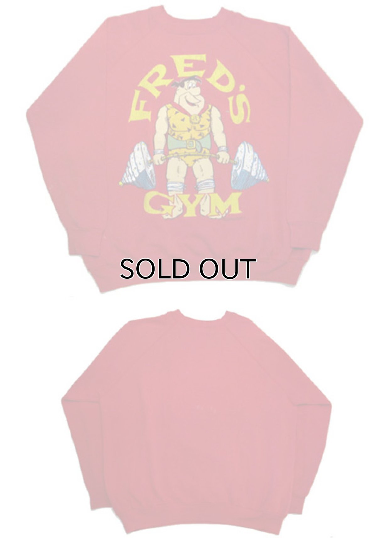 画像5: 1990's "FRED'S" Crew Neck Sweat　RED　size L~XL位 (表記 不明) (5)