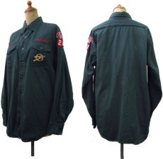 画像2: 1960-70's "BOY SCOUT"  All Cotton L/S Shirts  size M 位  (表記 16 REG) (2)