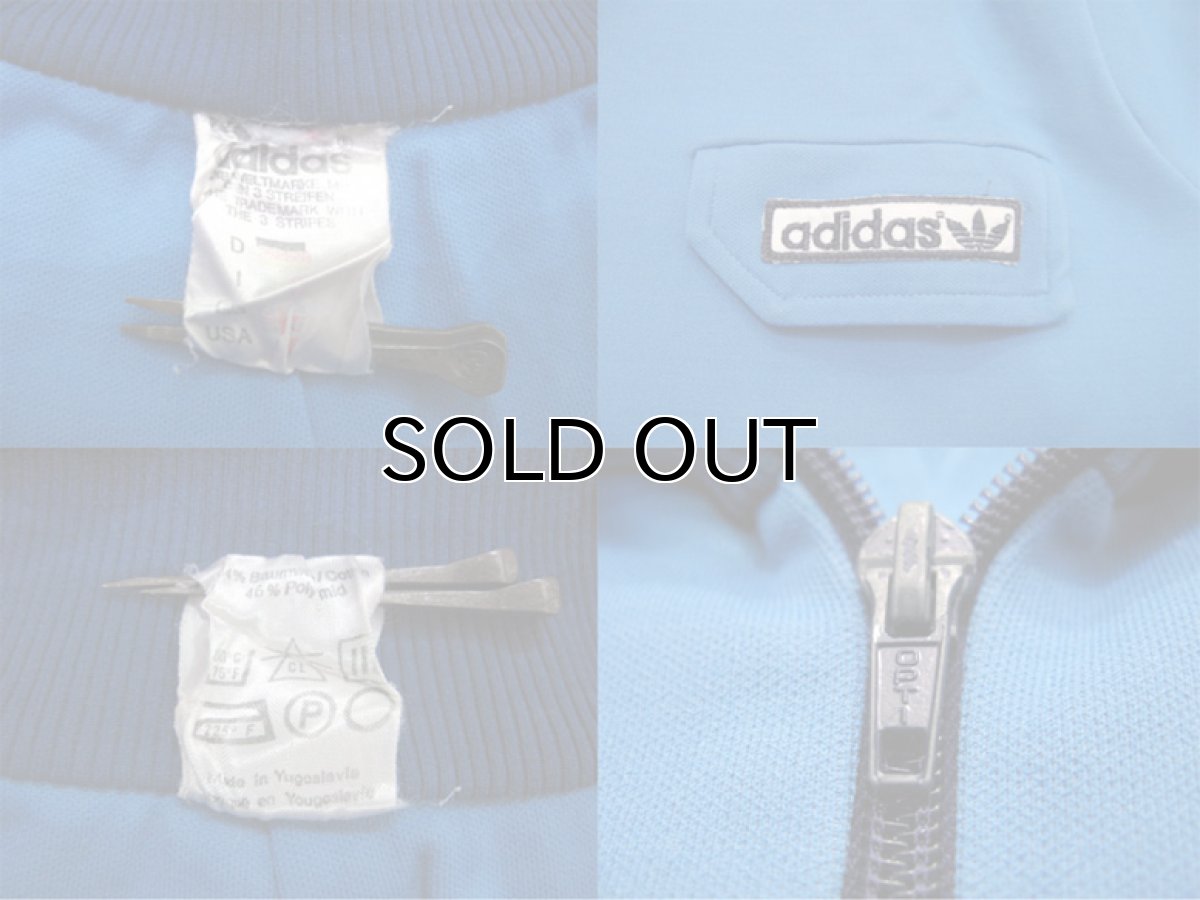 画像4: 1980's "adidas" Jersey Jog Top's with Hooded  made in Yugoslavia　size S 位 (表記 不明) (4)