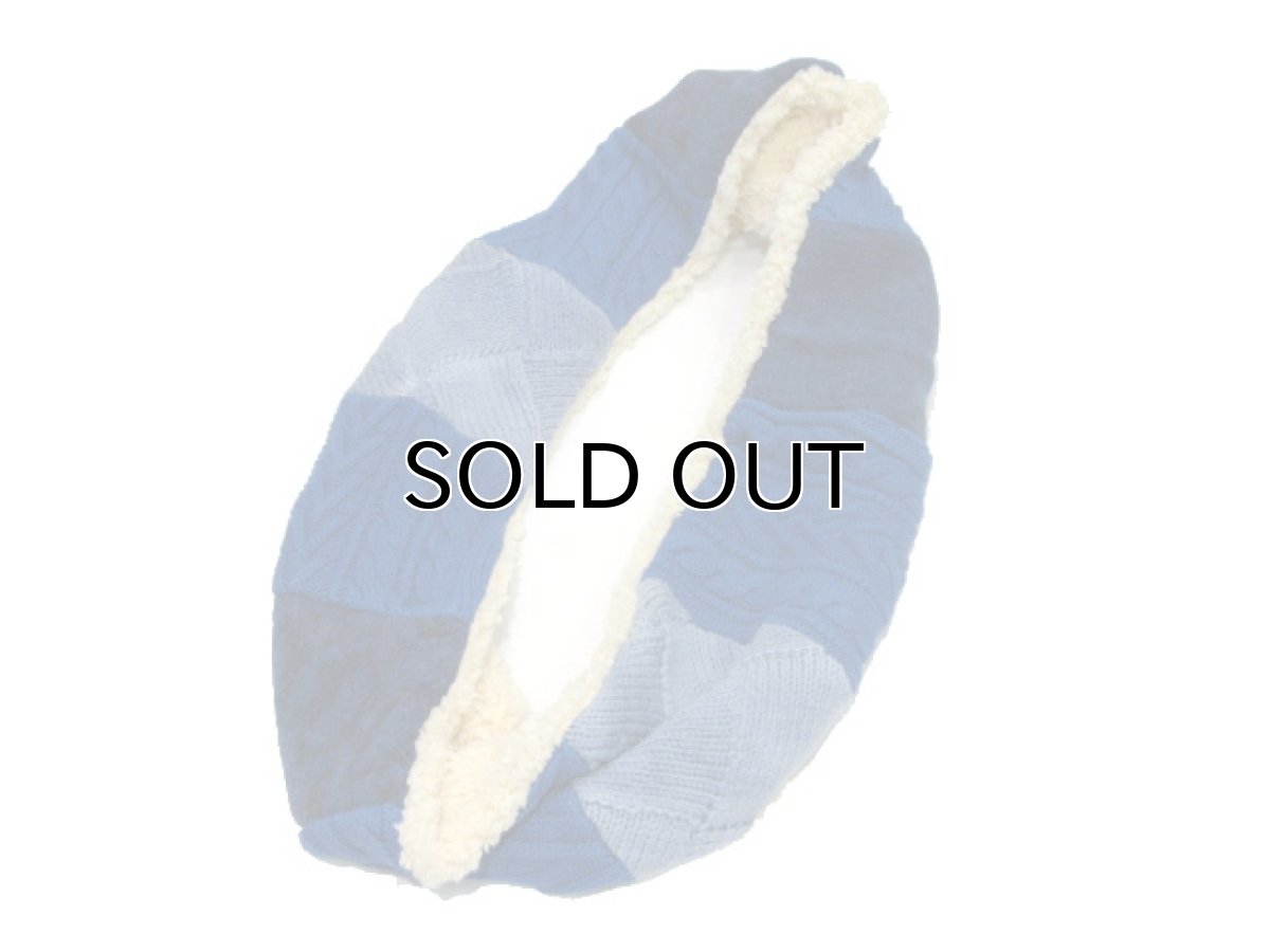 画像4: #8  Note and Pen "remake" OLD KNIT SNOOD "INDIGO FISHERMAN" (4)