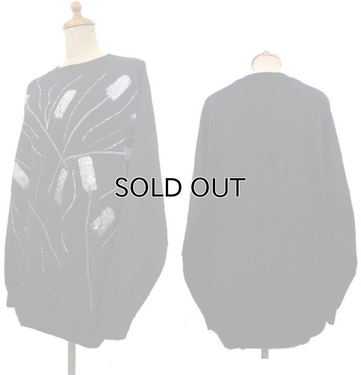 画像4: 1990's "Wonderful NY" Custom Pullover Crew Neck Sweat　BLACK　size L~ 位 (表記 XL) (4)