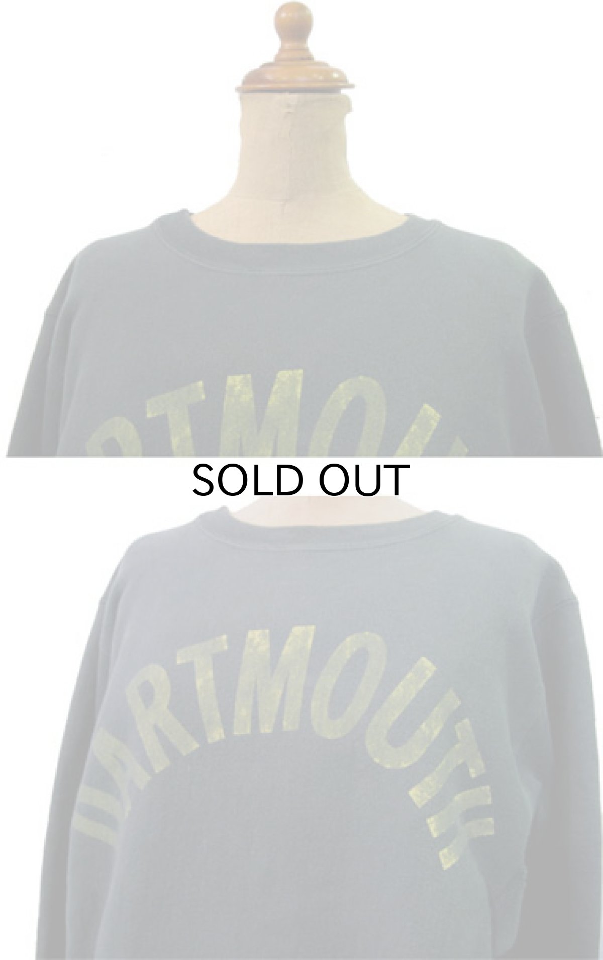 画像5: 1990's "Champion" Reverse Weave "DARTMOUTH" Sweat  GREEN size 表記 M (5)