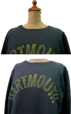 画像5: 1990's "Champion" Reverse Weave "DARTMOUTH" Sweat  GREEN　size 表記 M (5)