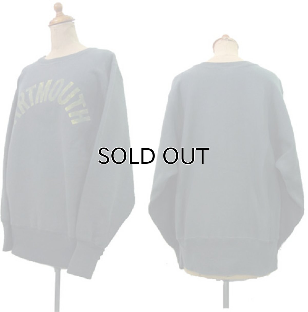 画像2: 1990's "Champion" Reverse Weave "DARTMOUTH" Sweat  GREEN size 表記 M (2)