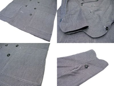 画像3: 1960's "Feloay" French Double Breasted Cook Jacket　size M 位 (表記 44)