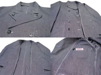 画像2: 1960's "Feloay" French Double Breasted Cook Jacket　size M 位 (表記 44)