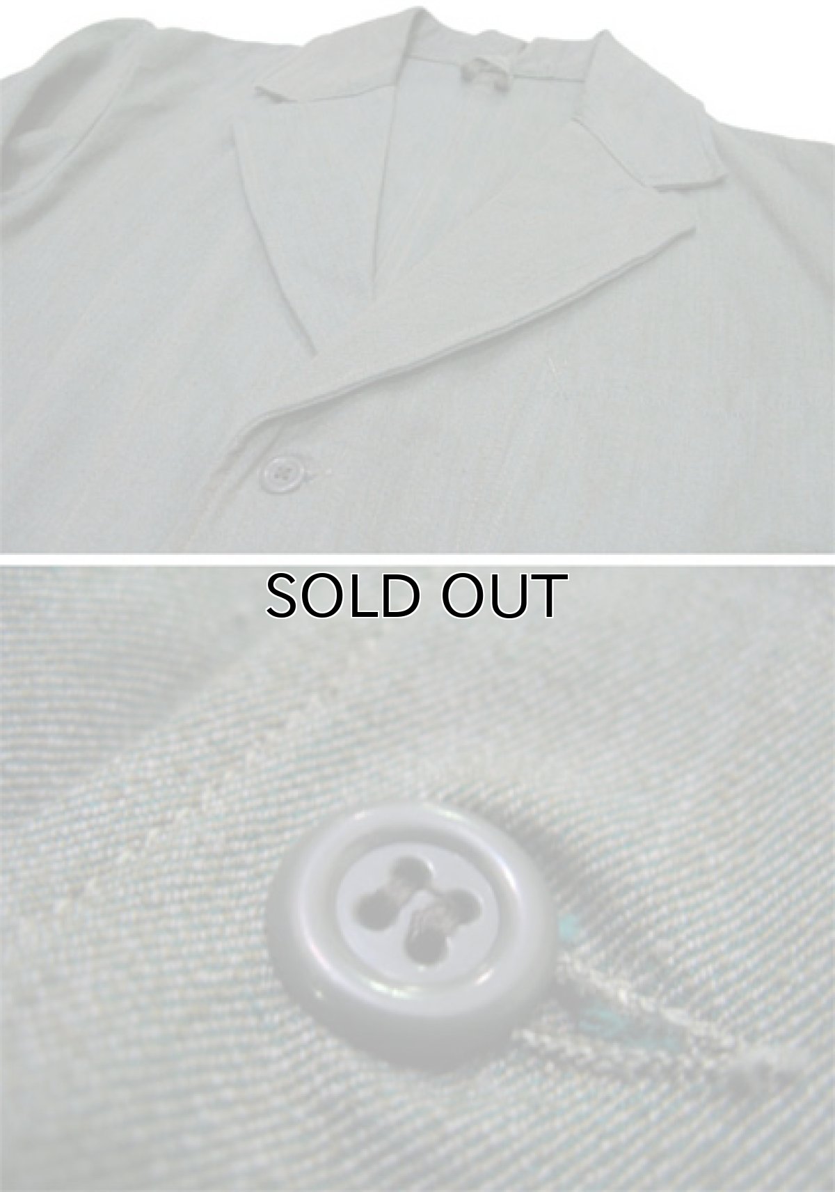 画像5: 1950's Swedish 3-Button Cotton Work Jacket DEAD STOCK - one wash　GREEN　size M - L  (表記 なし) (5)