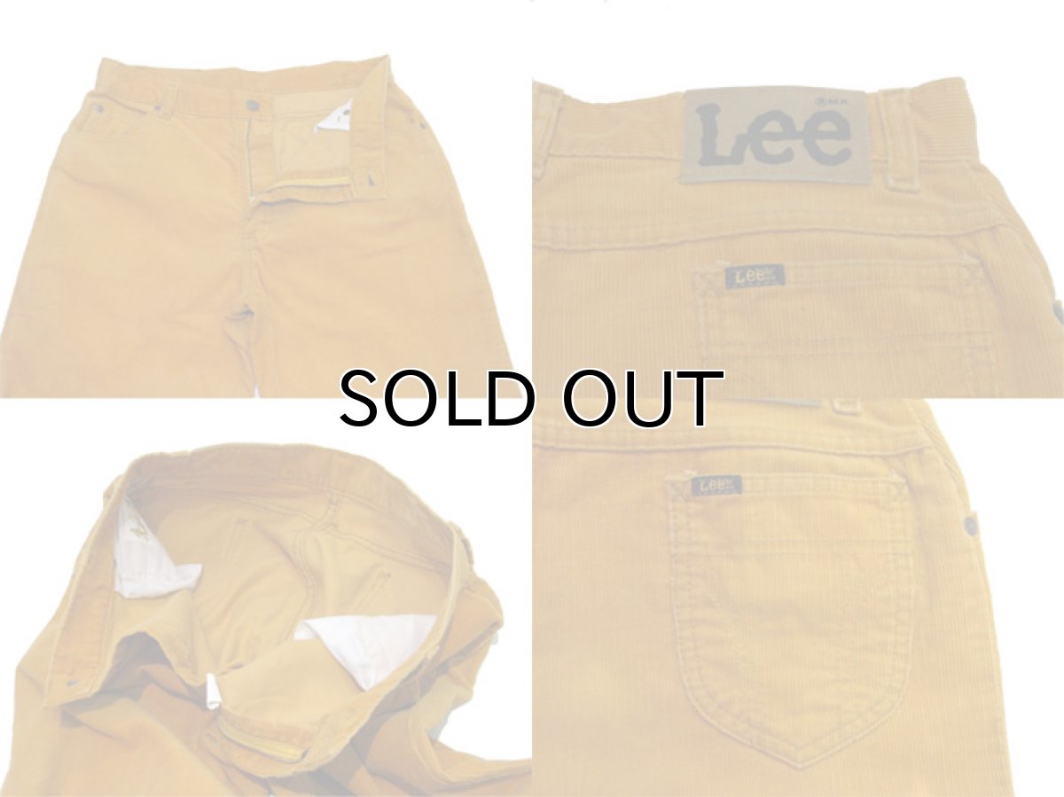 画像4: ~1980's "Lee" Ms.Lee lot 305-9677 Corduroy Pants made in USA  color : MUSTERED size w 31 inch (表記 14) (4)