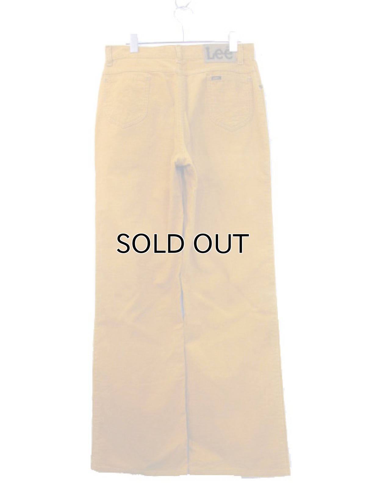 画像2: ~1980's "Lee" Ms.Lee lot 305-9677 Corduroy Pants made in USA  color : MUSTERED size w 31 inch (表記 14) (2)