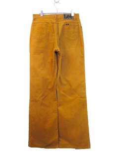 画像2: ~1980's "Lee" Ms.Lee lot 305-9677 Corduroy Pants made in USA  color : MUSTERED　size w 31 inch (表記 14) (2)
