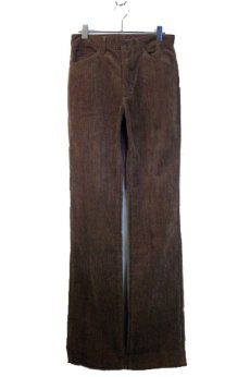 画像1: 1980's "Lee" lot 200-5423 Straight Corduroy Pants made in USA  DEAD STOCK　color : BROWN　size w 29 inch (表記 w 29 inch) (1)