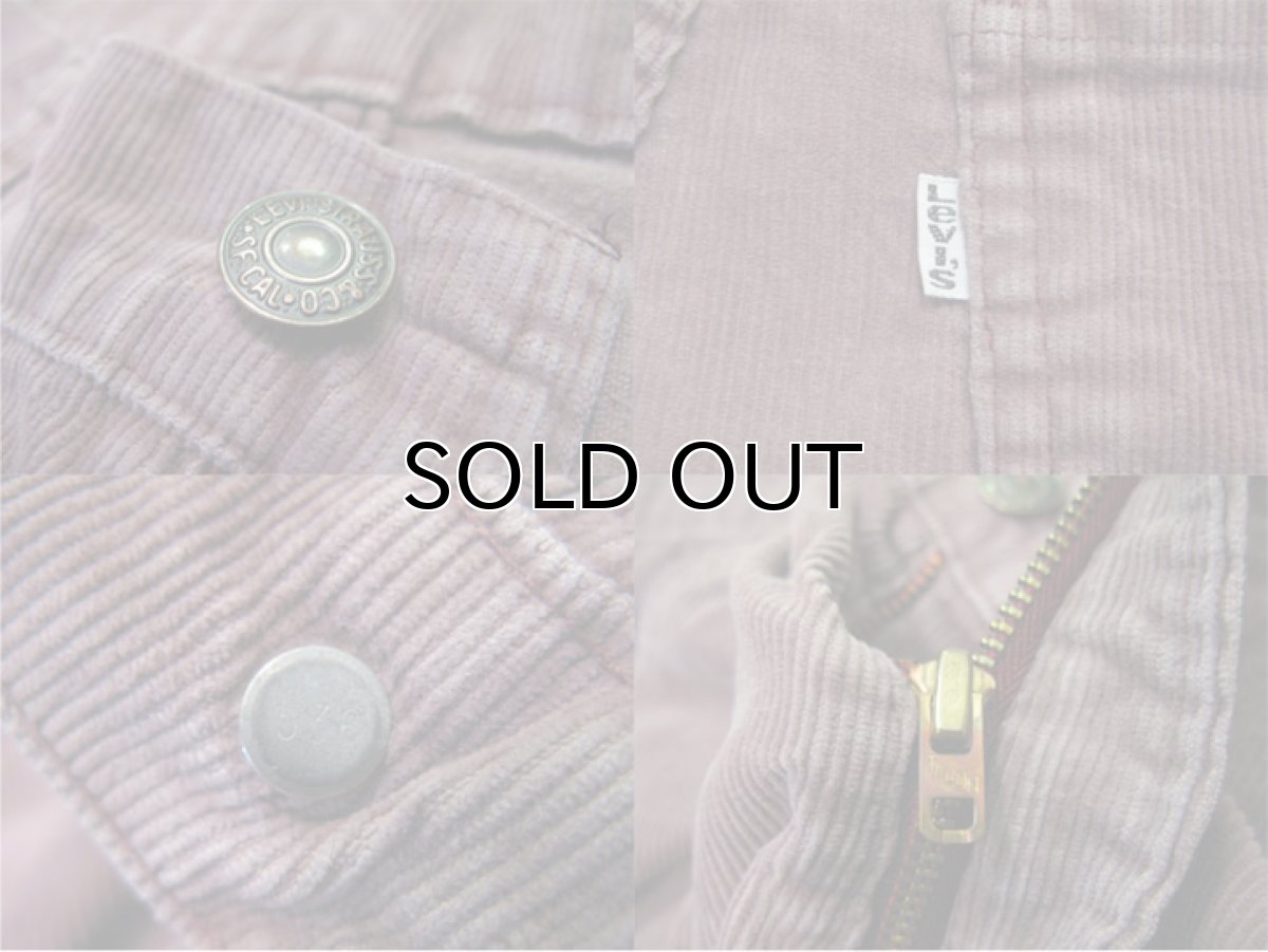 画像3: 1980's Levi's 519 Corduroy Pants  42TALON  made in USA color : LIGHT PURPLE size w 33.5 inch (表記 w 34 inch) (3)