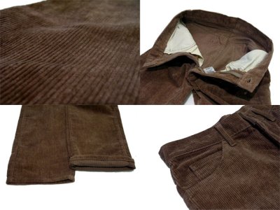 画像2: 1980's "Lee" lot 200-5423 Straight Corduroy Pants made in USA  DEAD STOCK　color : BROWN　size w 29 inch (表記 w 29 inch)