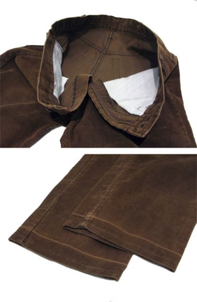 画像2: 1980's Levi's 519 Corduroy Pants  42TALON  made in USA　color : BROWN　size w 32 inch (表記 w 33 inch)