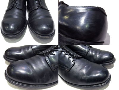 画像2: 1980's "US NAVY" Oxford Service Shoes　BLACK　size 10 R  ( 28 cm )