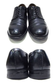 画像2: 1980's "US NAVY" Oxford Service Shoes　BLACK　size 10 R  ( 28 cm ) (2)