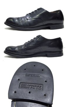 画像3: 1980's "US NAVY" Oxford Service Shoes　BLACK　size 10 R  ( 28 cm ) (3)